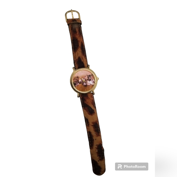 REGENT VINTAGE KITTENS THEME LADIES WATCH - Picture 3 of 9